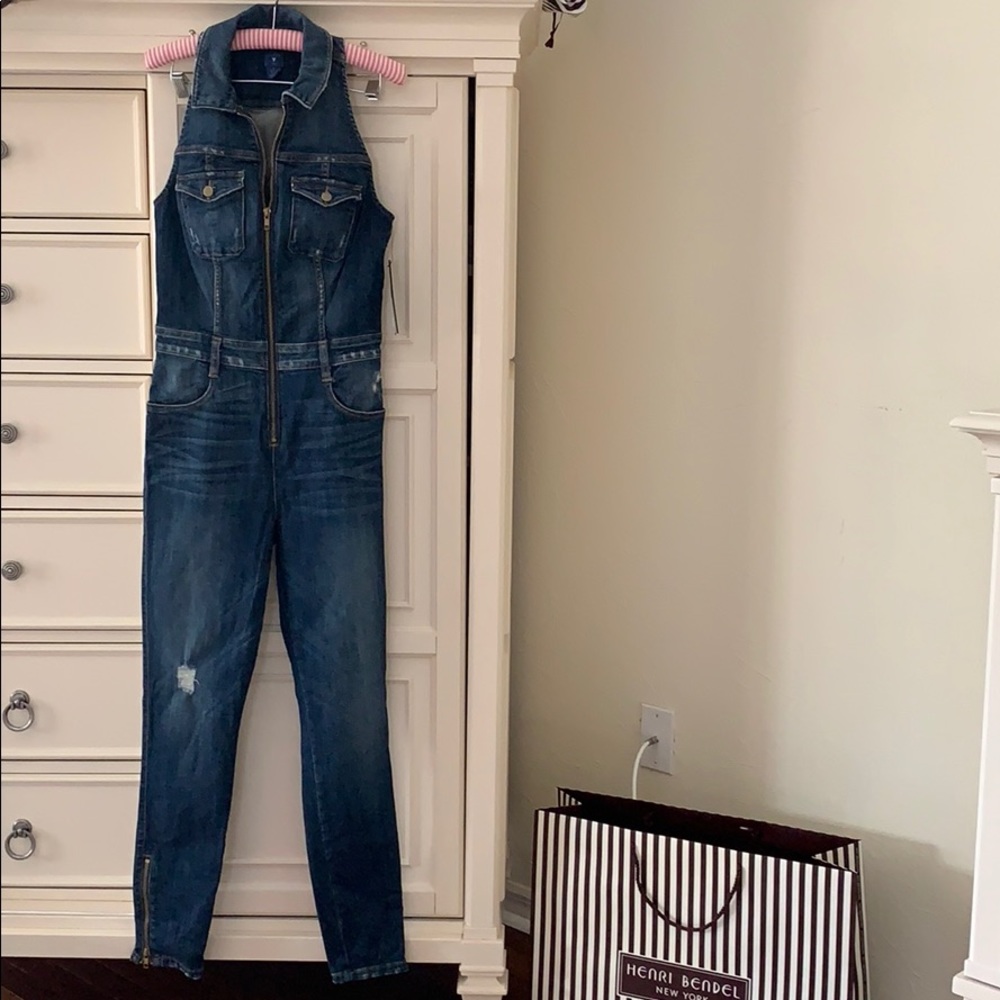 Guess denim jumpsuit size 4